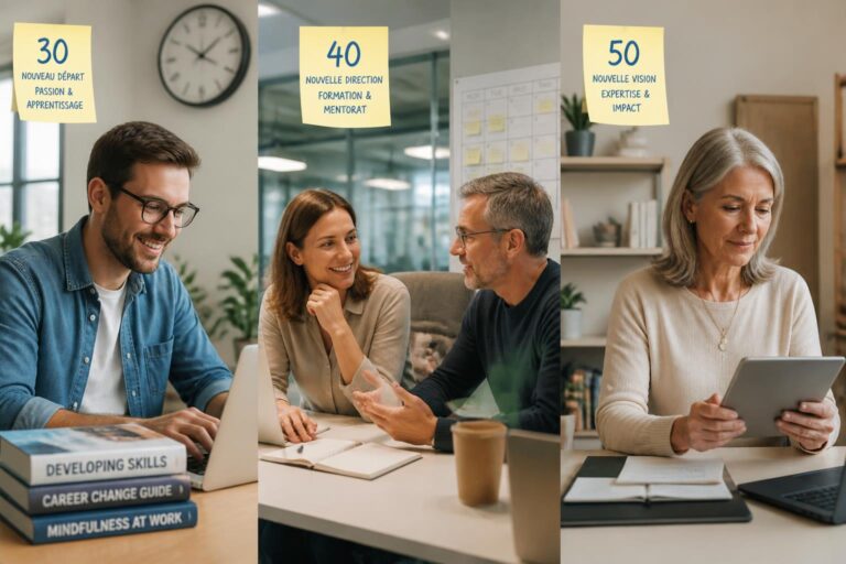 découvrez comment réussir votre changement de métier à 30, 40 ou 50 ans avec des conseils pratiques et évitez les erreurs qui peuvent vous faire perdre un an.