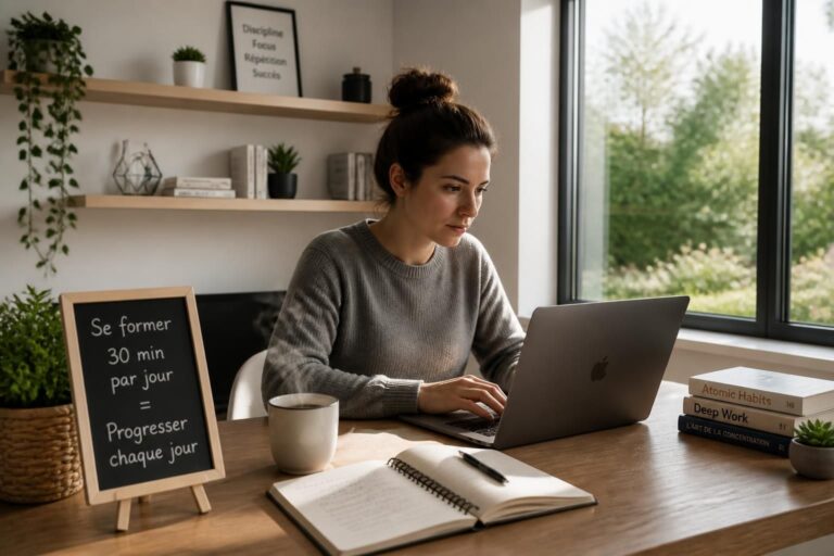 découvrez comment intégrer une routine d'apprentissage de 30 minutes par jour dans votre emploi du temps chargé pour progresser durablement tout en travaillant.